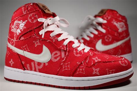 supreme louis vuitton air jordan 1